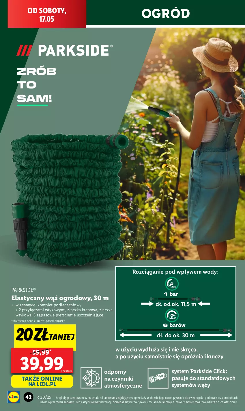 Gazetka promocyjna Lidl - GAZETKA - ważna 12.05 do 17.05.2025 - strona 52 - produkty: Ogród, Parkside, Por