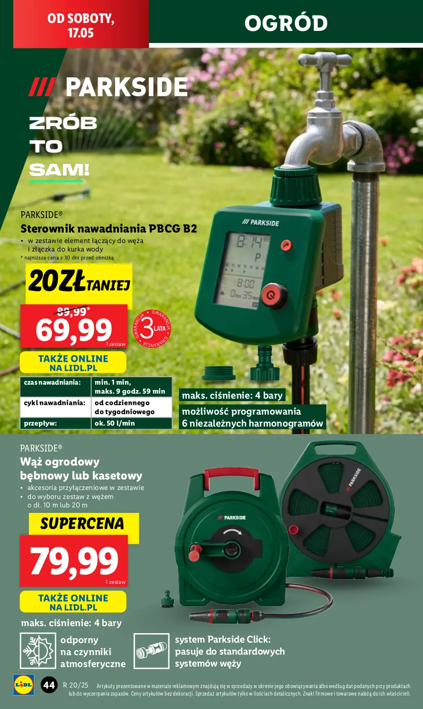 Gazetka promocyjna Lidl - GAZETKA - ważna 12.05 do 17.05.2025 - strona 54 - produkty: Gra, Ogród, Parkside, Por