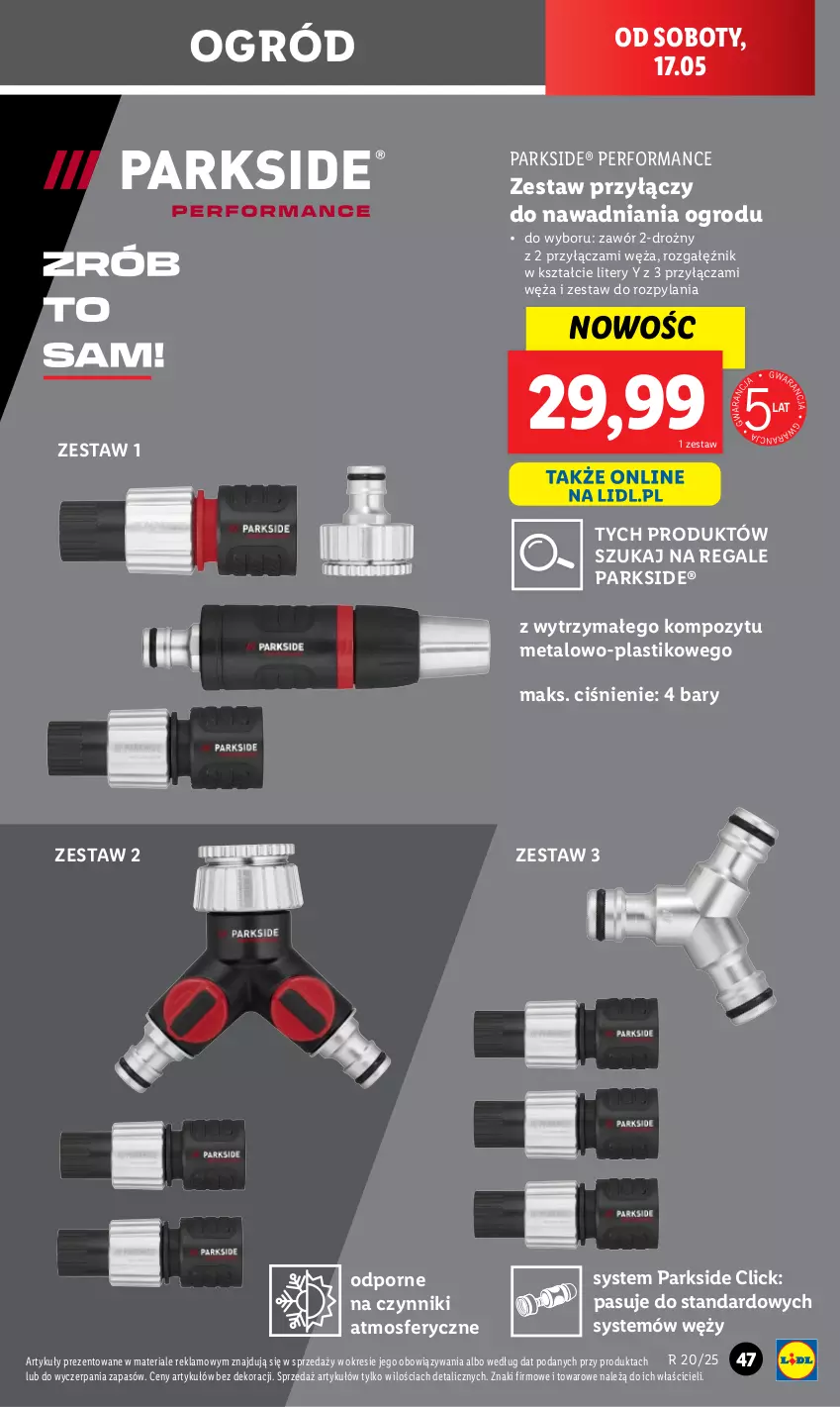 Gazetka promocyjna Lidl - GAZETKA - ważna 12.05 do 17.05.2025 - strona 57 - produkty: Ogród, Parkside, Por, Rozgałęźnik