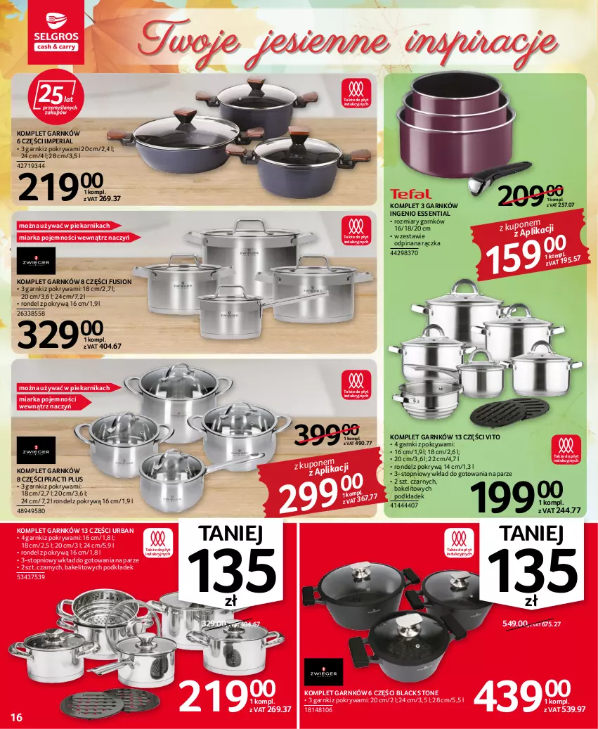 Gazetka promocyjna Selgros - Oferta przemysłowa - ważna 22.09 do 05.10.2022 - strona 16 - produkty: Fusion, Lack, Miarka, Piekarnik, Podkład, Pokrywa, Rondel, Top