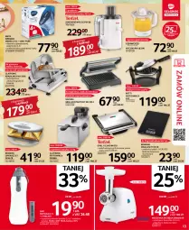 Gazetka promocyjna Selgros - Oferta przemysłowa - Gazetka - ważna od 05.10 do 05.10.2022 - strona 13 - produkty: Piec, Top, Sok, Ser, Pur, Gra, Dzbanek, Grill kontaktowy, Brit, Granat, Kosz, Gofrownica, Pojemnik, Szynka, Silan, Wyciskarka, Bateria, Maszynka, Gofry, Brita, Waga, Grill, Mięso