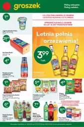 Gazetka promocyjna Groszek - Gazetka - ważna od 05.07 do 05.07.2022 - strona 1 - produkty: Piwo, Jogurt naturalny, Ser, Zupa, Zott, Jogurt, Coca-Cola, Tyskie, Edam, Tymbark, Podravka, Fanta, Sprite, Napój, Herbapol, Fa