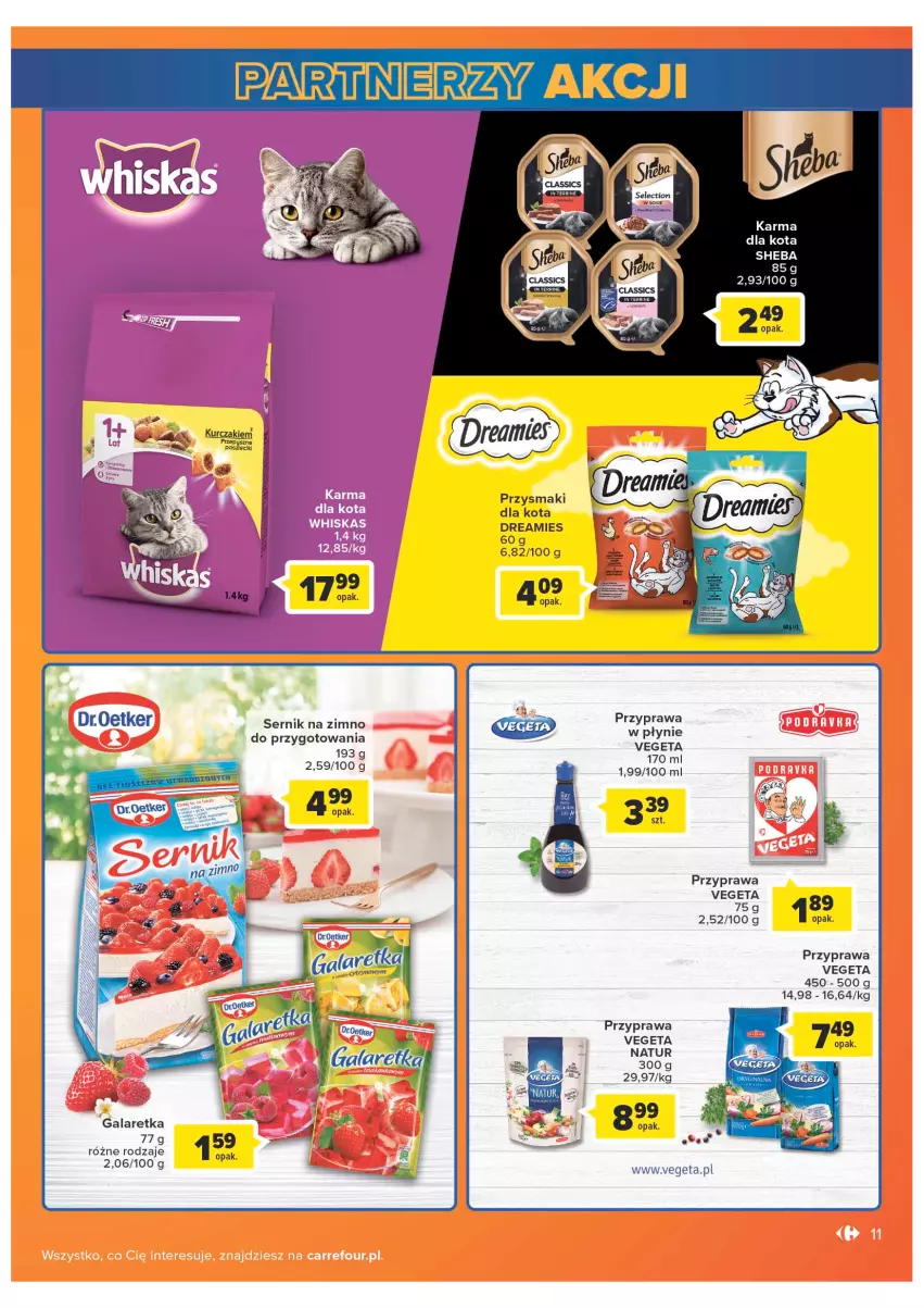 Gazetka promocyjna Carrefour - Gazetka Carrefour - ważna 05.07 do 30.07.2022 - strona 11 - produkty: Gala, Galaretka, Kurczak, Przysmaki, Rosie, Ser, Vegeta, Vegeta Natur