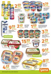 Gazetka promocyjna Gama - Gazetka Gama - Gazetka - ważna od 27.10 do 27.10.2023 - strona 7 - produkty: Piec, Top, Ser, Smakowita, Rama, Bell, Jogurt, Optima Cardio, Napój jogurtowy, Serek homogenizowany, Serek, Optima, Margaryna, Bakoma, Bella, Deser, Alpro, Jogobella, Napój, Monte, Mleko