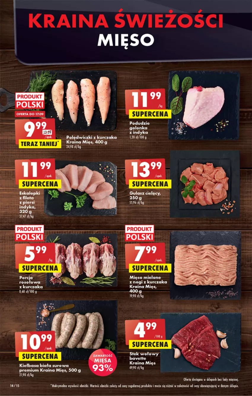 Gazetka promocyjna Biedronka - W tym tygodniu - ważna 15.09 do 21.09.2022 - strona 14 - produkty: Kurczak, Mięso, Mięso mielone, Polędwiczki z kurczaka, SEKO, Tera