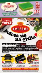 Gazetka promocyjna Topaz - Gazetka - Gazetka - ważna od 29.06 do 29.06.2022 - strona 2 - produkty: Ciastka, Koc, Leon, Eleo, Grill, LG