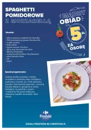 Gazetka promocyjna Carrefour - Gazetka Market Zyskoteka - Gazetka - ważna od 30.07 do 30.07.2022 - strona 16 - produkty: Mozzarella, Cebula, Makaron, Sos, Ser, Por, Czosnek, Kawa, Pieprz, Spaghetti, Bazyl, Bazylia