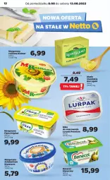 Gazetka promocyjna Netto - Artykuły spożywcze - Gazetka - ważna od 13.08 do 13.08.2022 - strona 12 - produkty: Gin, Benecol, Margaryna, Danio, Lurpak, Flora, Masło