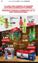 Gazetka promocyjna Netto - Artykuły spożywcze - Gazetka - ważna od 13.08 do 13.08.2022 - strona 20 - produkty: Piwa, Piwo, Gra, Somersby, Heineken, Harnaś, Lech Premium