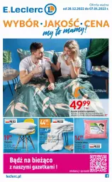 Gazetka promocyjna E Leclerc - Gazetka - ważna od 07.01 do 07.01.2023 - strona 1 - produkty: Pościel, Prześcieradło, Wełna, Komplet pościeli, Poduszka