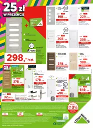 Gazetka promocyjna Leroy Merlin - 25 lat razem - Gazetka - ważna od 16.11 do 16.11.2021 - strona 12 - produkty: Klamka, Top, Sok, Ser, Por, Papier, Kosz, Malibu, Drzwi, Pokrywa, Sprzedawcy, LG