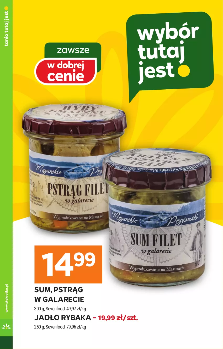 Gazetka promocyjna Stokrotka - Supermarket - ważna 08.05 do 14.05.2025 - strona 22 - produkty: Gala, Pstrąg, Ryba