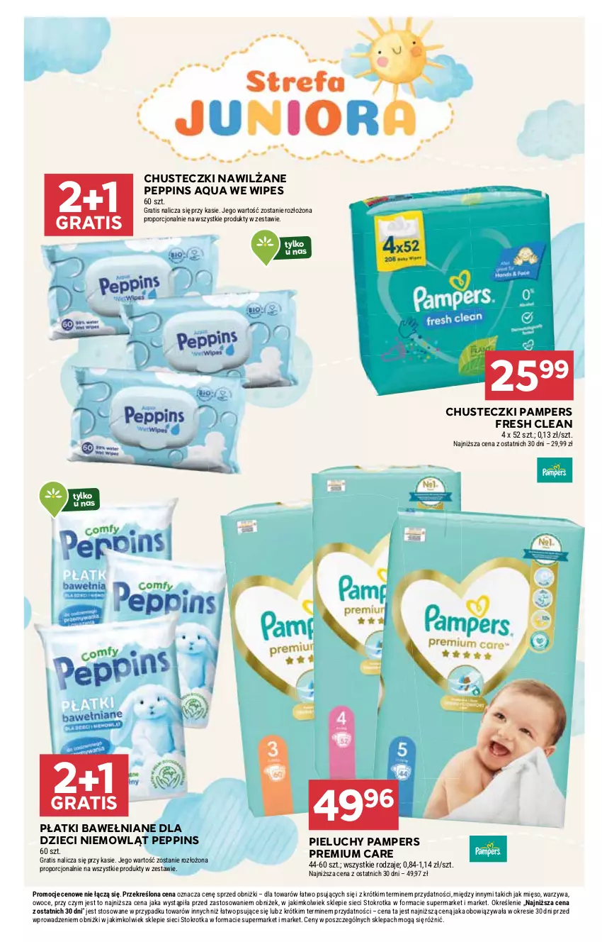 Gazetka promocyjna Stokrotka - Supermarket - ważna 08.05 do 14.05.2025 - strona 29 - produkty: Chusteczki, Dzieci, Gra, Mięso, Owoce, Pampers, Pieluchy, Por, Warzywa