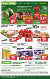 Gazetka promocyjna Stokrotka - Supermarket - Gazetka - ważna od 14.05 do 14.05.2025 - strona 35 - produkty: Kurczak, Torebka, Nescafé, Prymat, Warzywa, JBL, Telefon, Papier, Filet z piersi kurczaka, Kawa, O nas, Papier toaletowy, Dres, Ręcznik, Farm Milk, Owoce, Arbuz, Wagi, Gala, Pomidory, Mięso, Mleko, Fa