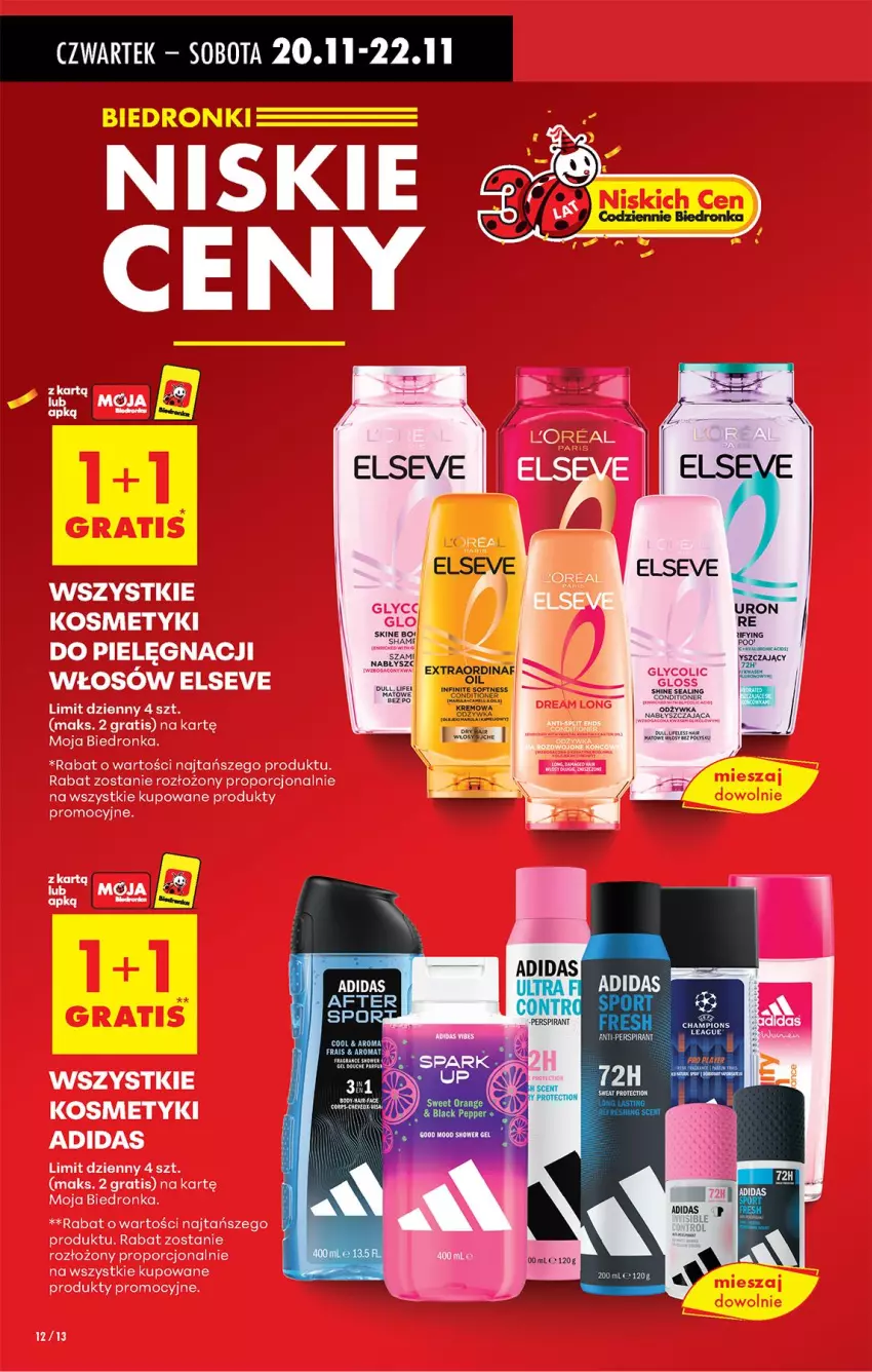 Gazetka promocyjna Biedronka - Od Czwartku - ważna 20.11 do 26.11.2025 - strona 12 - produkty: Elseve, Gra, Lack, Odżywka