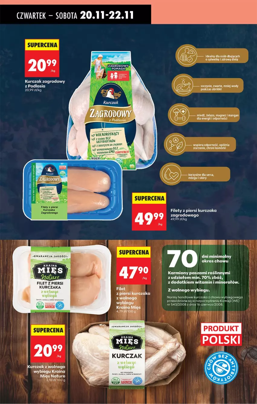 Gazetka promocyjna Biedronka - Od Czwartku - ważna 20.11 do 26.11.2025 - strona 28 - produkty: Eleo, Filet z piersi kurczaka, Karmi, Kurczak, Magnez, Por, Ser