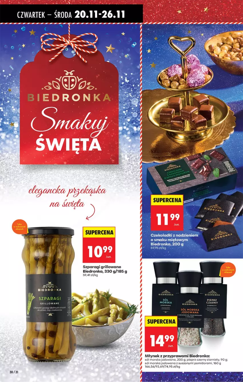 Gazetka promocyjna Biedronka - Od Czwartku - ważna 20.11 do 26.11.2025 - strona 36 - produkty: Dega, Grill, Makaron, Młynek, Pieprz, Sól