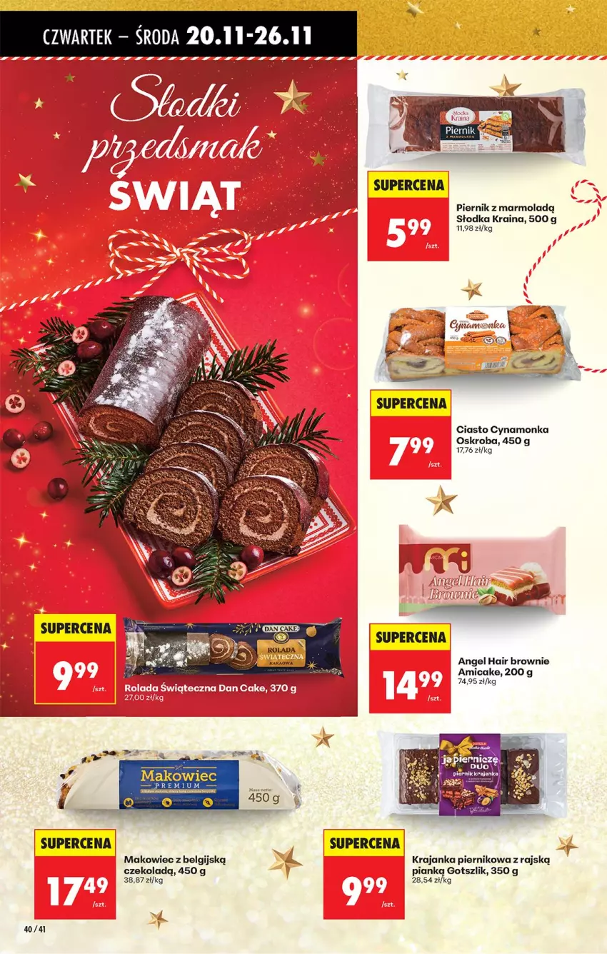 Gazetka promocyjna Biedronka - Od Czwartku - ważna 20.11 do 26.11.2025 - strona 46 - produkty: Amica, Brownie, LG, Makowiec, Mola, Piernik