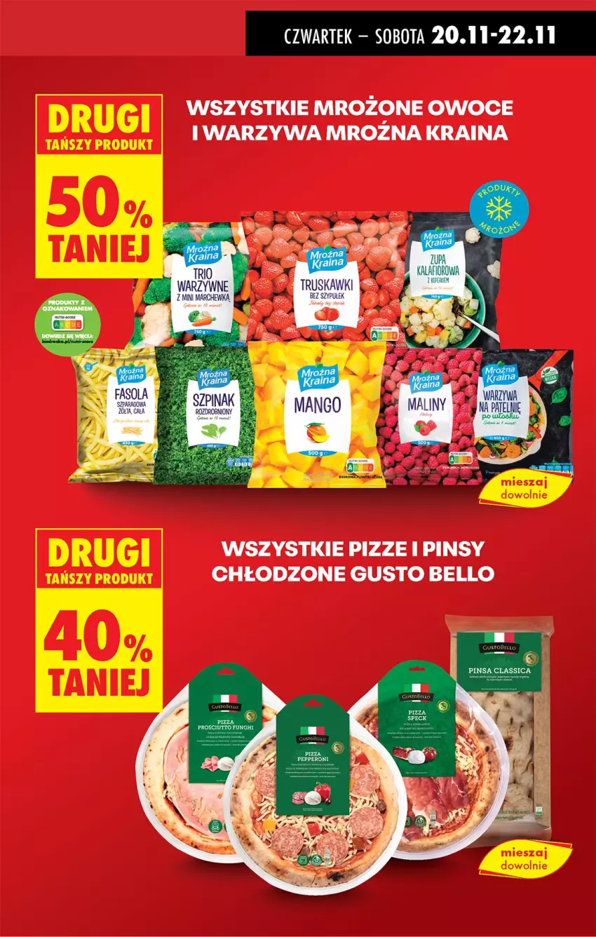 Gazetka promocyjna Biedronka - Od Czwartku - ważna 20.11 do 26.11.2025 - strona 7 - produkty: Bell, Mrożone owoce i warzywa, Owoce, Warzywa