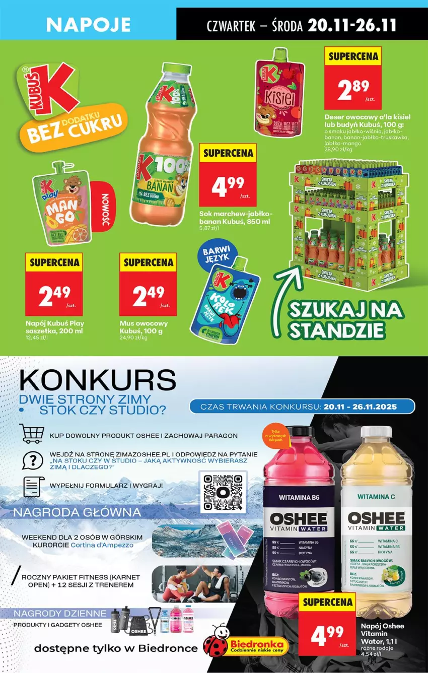 Gazetka promocyjna Biedronka - Od Czwartku - ważna 20.11 do 26.11.2025 - strona 71 - produkty: Gra, Oshee