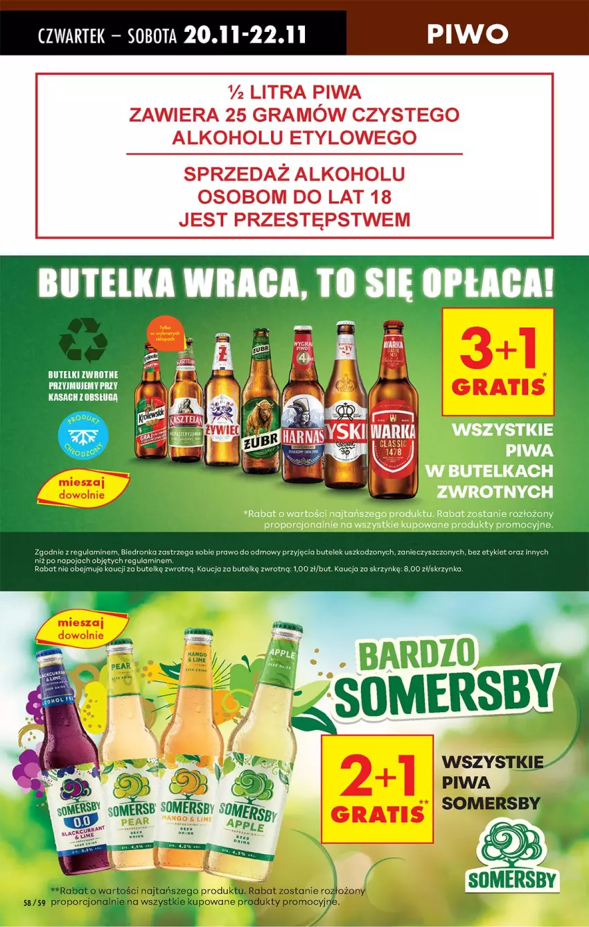 Gazetka promocyjna Biedronka - Od Czwartku - ważna 20.11 do 26.11.2025 - strona 74 - produkty: Gra, Piwa, Somersby