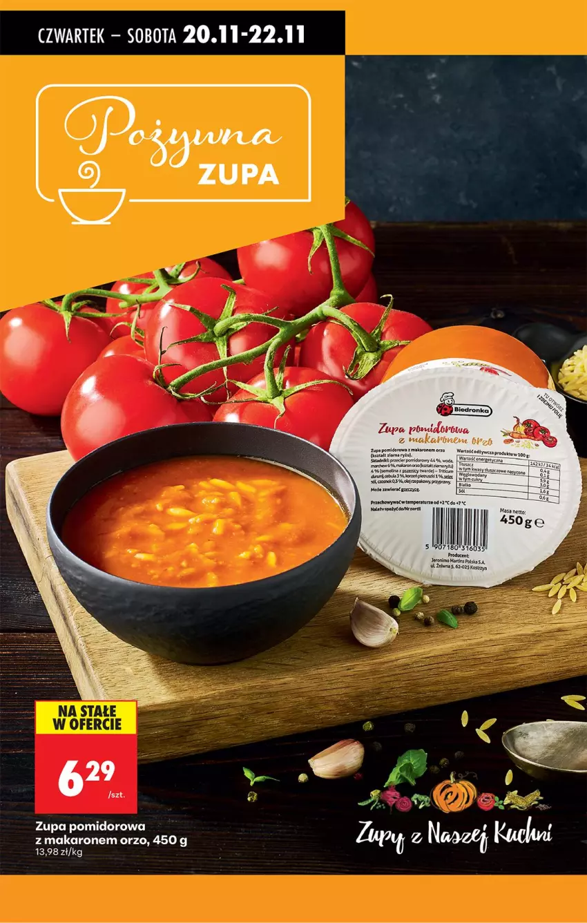 Gazetka promocyjna Biedronka - Od Czwartku - ważna 20.11 do 26.11.2025 - strona 87 - produkty: Makaron, Olej, Olej rzepakowy, Ryż, Sól, Tusz, Zupa, Zupa pomidorowa