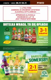 Gazetka promocyjna Biedronka - Od Czwartku - Gazetka - ważna od 26.11 do 26.11.2025 - strona 74 - produkty: Piwa, Gra, Somersby