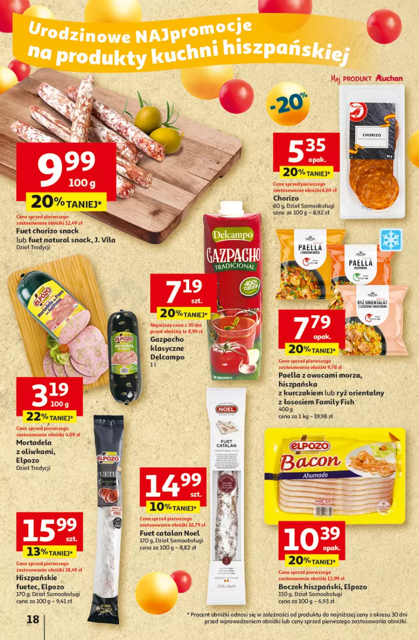 Gazetka promocyjna Auchan - Te URODZINY są NAJ Hipermarket - ważna 08.05 do 14.05.2025 - strona 20 - produkty: Boczek, Fa, Kurczak, Ryż, Sos