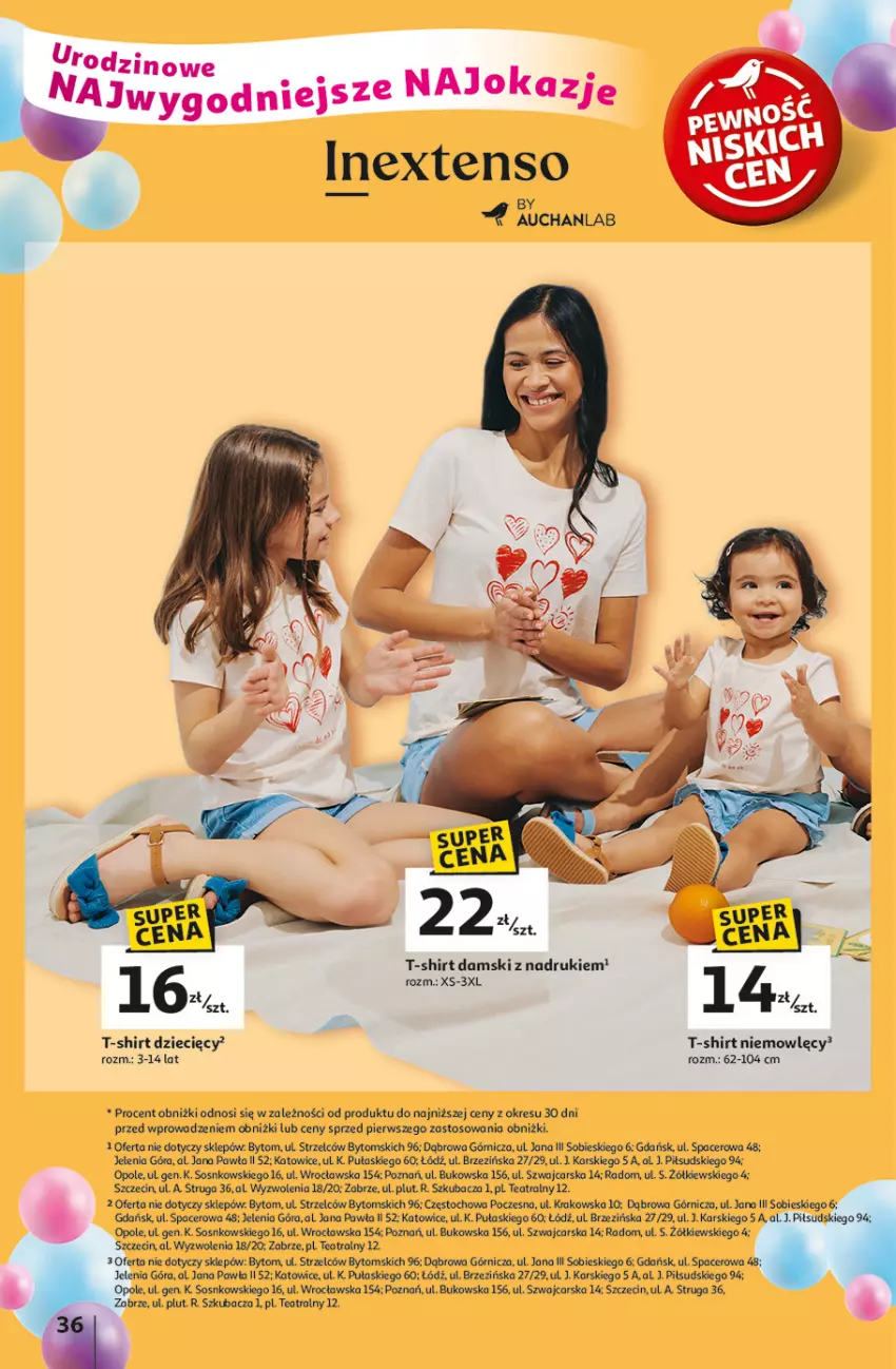 Gazetka promocyjna Auchan - Te URODZINY są NAJ Hipermarket - ważna 08.05 do 14.05.2025 - strona 40 - produkty: Acer, Cars, Dzieci, Sos, T-shirt