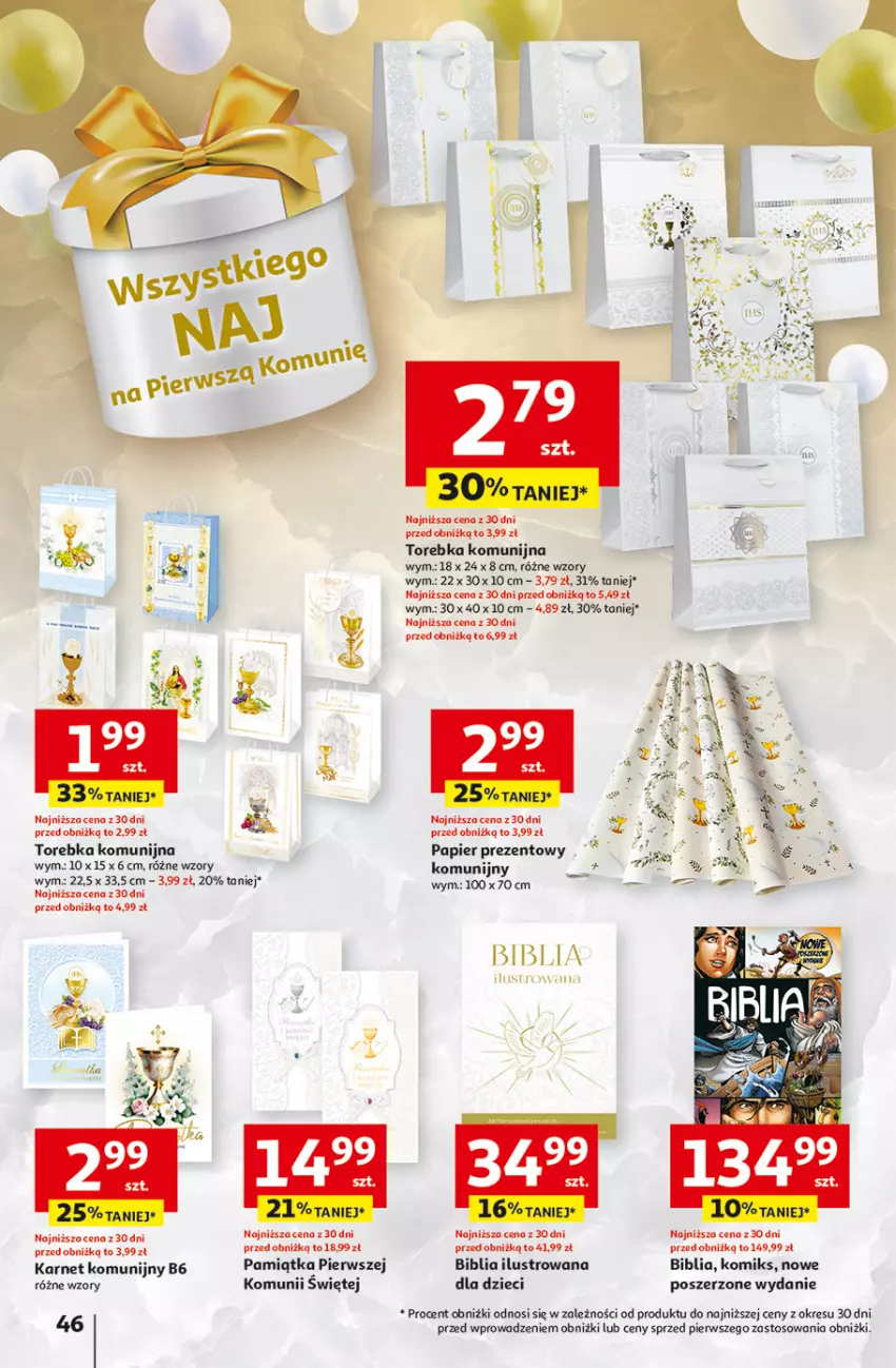 Gazetka promocyjna Auchan - Te URODZINY są NAJ Hipermarket - ważna 08.05 do 14.05.2025 - strona 50 - produkty: Dzieci, Lustro, Papier, Torebka