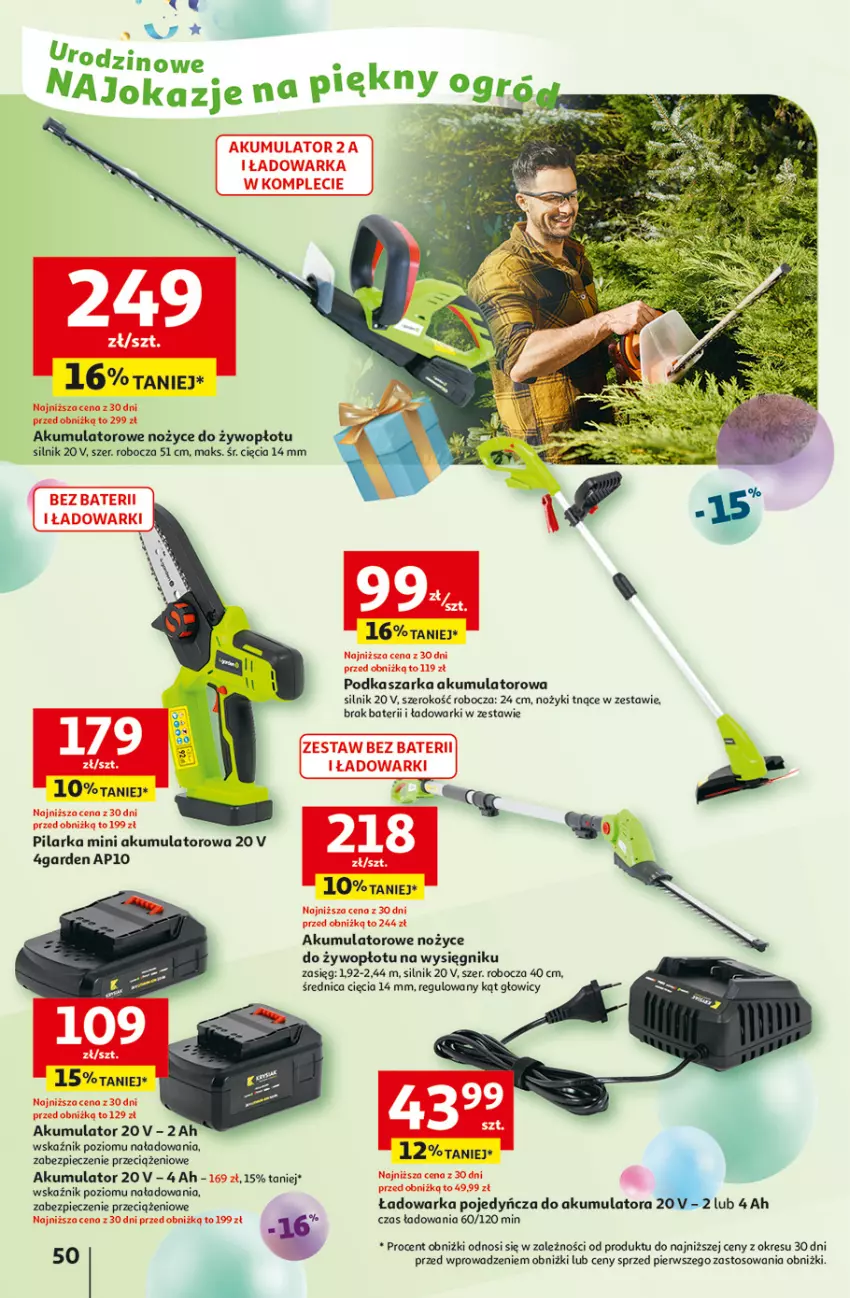 Gazetka promocyjna Auchan - Te URODZINY są NAJ Hipermarket - ważna 08.05 do 14.05.2025 - strona 54 - produkty: Akumulator, Kasza, Noż, Nożyce, Piec, Warka