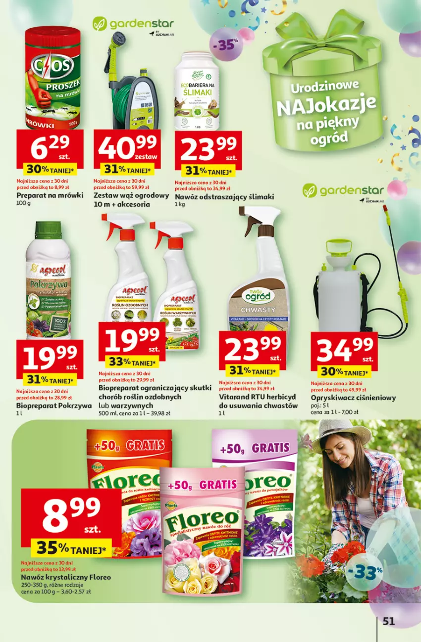 Gazetka promocyjna Auchan - Te URODZINY są NAJ Hipermarket - ważna 08.05 do 14.05.2025 - strona 55 - produkty: BIC, Fa, Gra, Nawóz