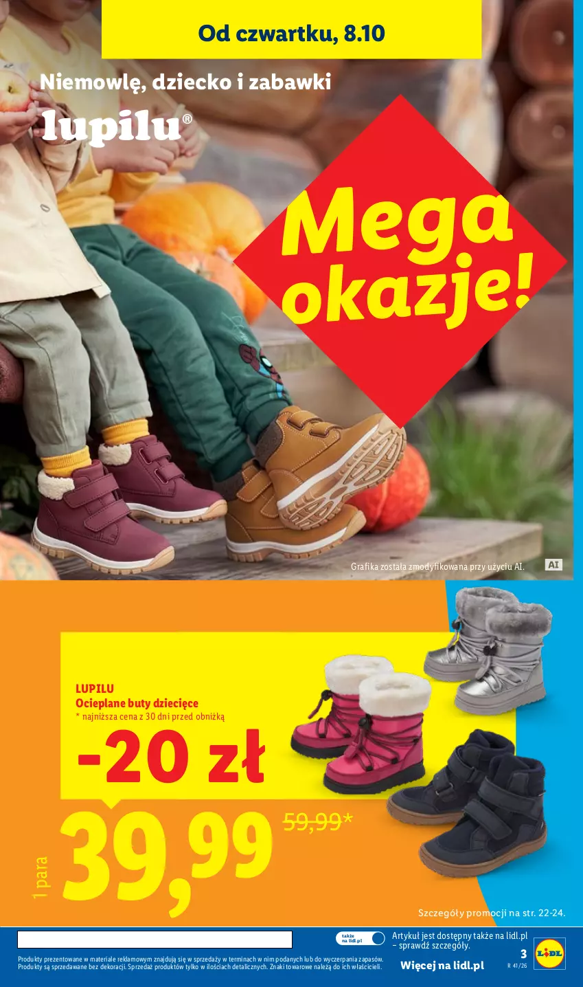 Gazetka promocyjna Lidl - Gazetka - ważna 05.10 do 10.10.2026 - strona 5 - produkty: Buty, Dzieci, Gra, Grafika