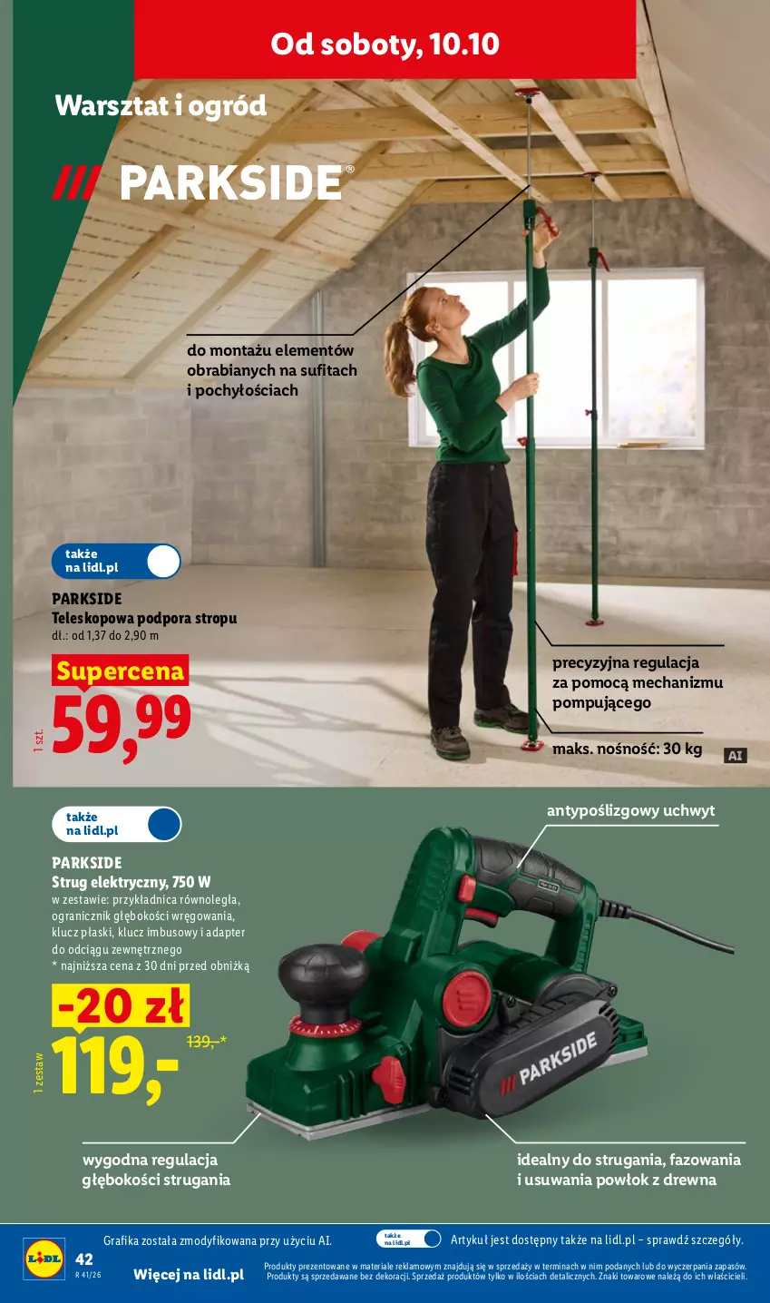 Gazetka promocyjna Lidl - Gazetka - ważna 05.10 do 10.10.2026 - strona 52 - produkty: Fa, Gra, Grafika, Ogród, Parkside, Por, Teleskop