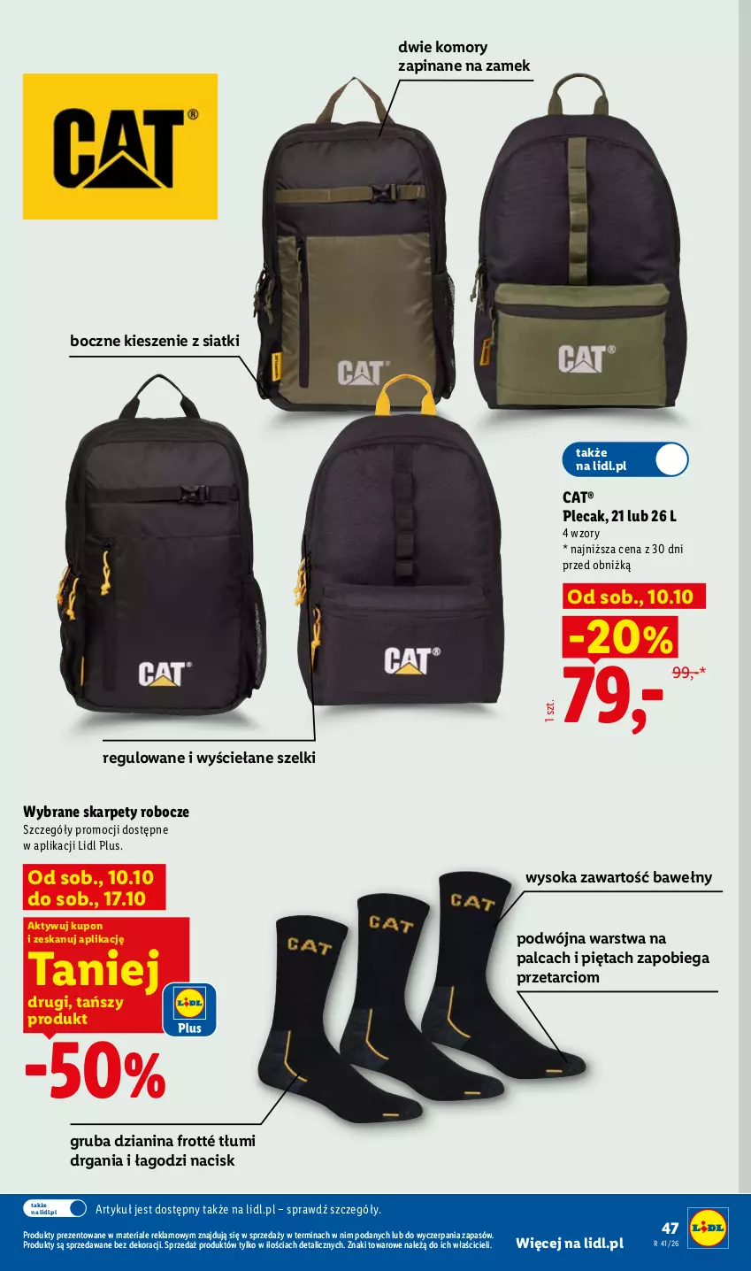 Gazetka promocyjna Lidl - Gazetka - ważna 05.10 do 10.10.2026 - strona 57 - produkty: Karp, Plecak, Sok