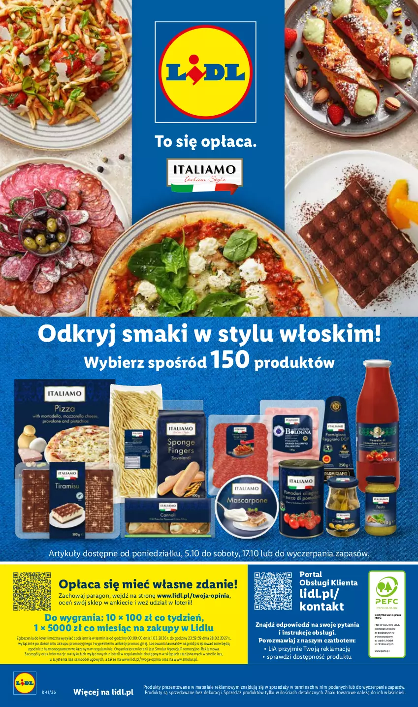 Gazetka promocyjna Lidl - Gazetka - ważna 05.10 do 10.10.2026 - strona 62 - produkty: Gra, Laur, Mola, Papier, Por, Portal