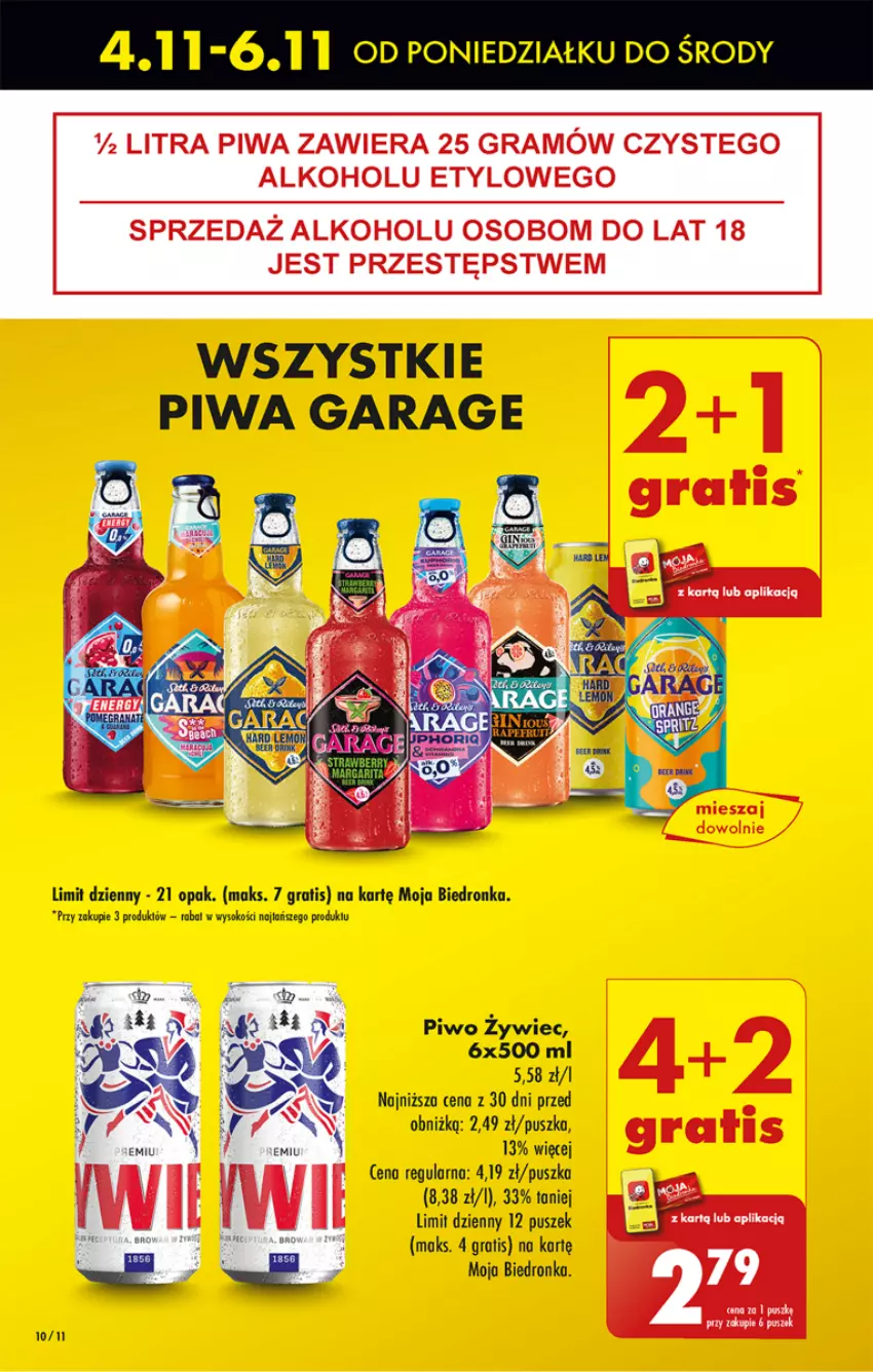 Gazetka promocyjna Biedronka - Od Poniedziałku - ważna 04.11 do 09.11.2024 - strona 10 - produkty: Gra, Piwa, Piwo, Sok