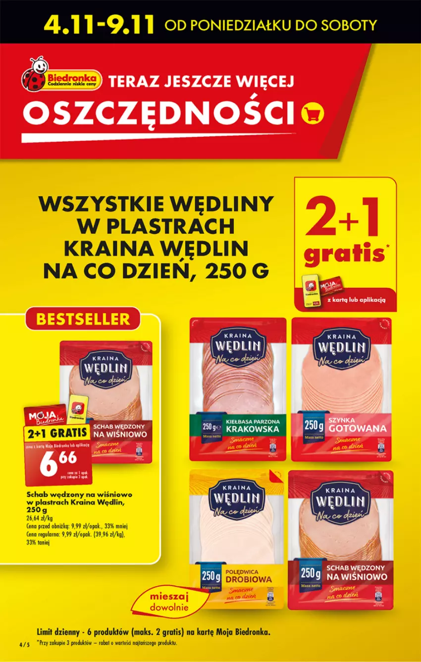 Gazetka promocyjna Biedronka - Od Poniedziałku - ważna 04.11 do 09.11.2024 - strona 4 - produkty: Gra, Tera