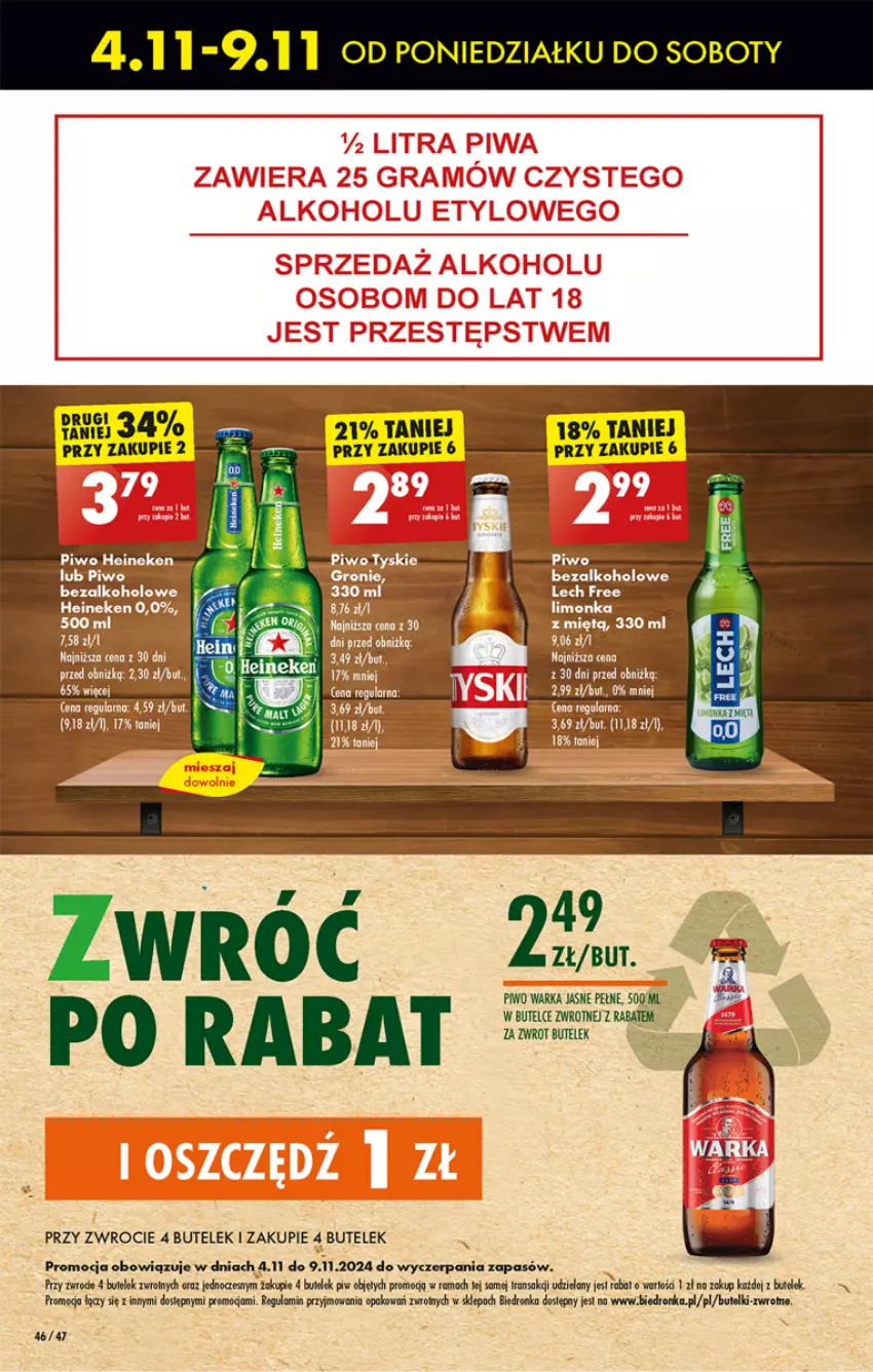 Gazetka promocyjna Biedronka - Od Poniedziałku - ważna 04.11 do 09.11.2024 - strona 54 - produkty: Rama, Warka