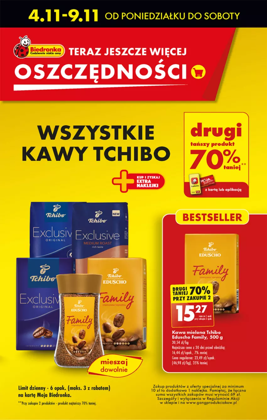 Gazetka promocyjna Biedronka - Od Poniedziałku - ważna 04.11 do 09.11.2024 - strona 9 - produkty: Fa, Klej, Mięta, Mus, Tchibo, Tera