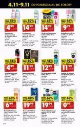 Gazetka promocyjna Biedronka - Od Poniedziałku - Gazetka - ważna od 09.11 do 09.11.2024 - strona 60 - produkty: Woda perfumowana, Balsam po goleniu, Nivea Men, Dezodorant, Perfum, Adidas, Pianka do golenia, Szynka, Woda toaletowa, Gillette, Garnier, Maszynka, Be Be, Woda, Antyperspirant, Nivea, LG, Fa