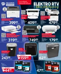 Gazetka promocyjna Selgros - Katalog Elektro - Gazetka - ważna od 24.03 do 24.03.2021 - strona 10 - produkty: Ser, Kosz, Tusz, Niszczarka, Urządzenie wielofunkcyjne, Drukarka, Brother, Mobil, LG, HP, Fa