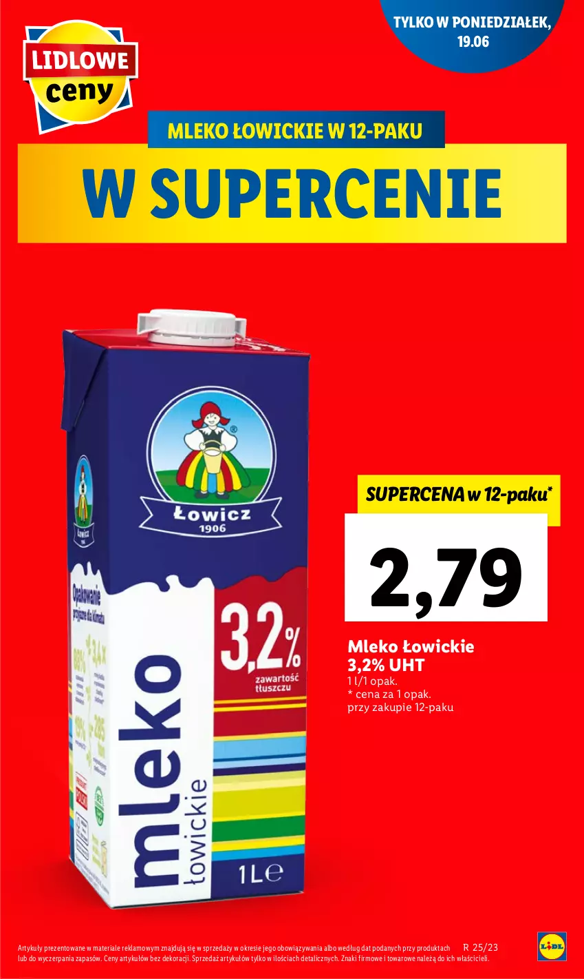 Gazetka promocyjna Lidl - GAZETKA - ważna 19.06 do 21.06.2023 - strona 7 - produkty: Mleko