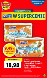 Gazetka promocyjna Lidl - GAZETKA - Gazetka - ważna od 21.06 do 21.06.2023 - strona 11 - produkty: Papier, Ręcznik, Rolki, Flora