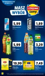 Gazetka promocyjna Lidl - GAZETKA - Gazetka - ważna od 21.06 do 21.06.2023 - strona 14 - produkty: Torebka, Napój energetyczny, Red Bull, Ice tea, Herbata czarna, Lack, Lipton, Herbata, Napój