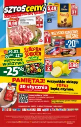 Gazetka promocyjna Topaz - Gazetka - Gazetka - ważna od 02.02 do 02.02.2022 - strona 20 - produkty: Tchibo, Warzywa, Top, Karkówka wieprzowa, Olej, Fa