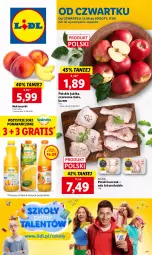 Gazetka promocyjna Lidl - GAZETKA - Gazetka - ważna od 17.09 do 17.09.2022 - strona 1 - produkty: Kurczak, Sok, Gra, Gala, Nektar, Jabłka