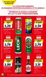 Gazetka promocyjna Lidl - GAZETKA - Gazetka - ważna od 17.09 do 17.09.2022 - strona 32 - produkty: Piwa, Gra, Tyskie, Warka, Tatra, Perła, Lech Premium