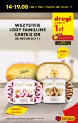Gazetka promocyjna Biedronka - Od poniedzialku - Gazetka - ważna od 19.08 do 19.08.2023 - strona 11 - produkty: Rama, Carte d'Or, Tran, Lody, Fa