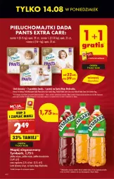 Gazetka promocyjna Biedronka - Od poniedzialku - Gazetka - ważna od 19.08 do 19.08.2023 - strona 4 - produkty: Gra, Majtki, O Bag, Dada, Tymbark, Napój niegazowany, Pieluchomajtki, Napój, Orka